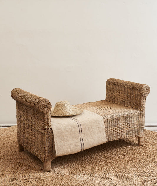 Cane Ottoman